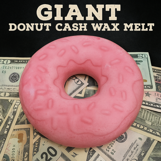 Giant Donut Shaped Cash Wax Melt