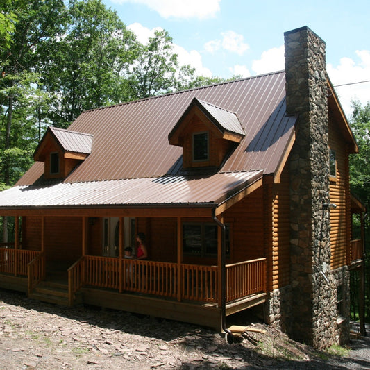 The Cozy Fireplace Cabin Log Cabin Kit