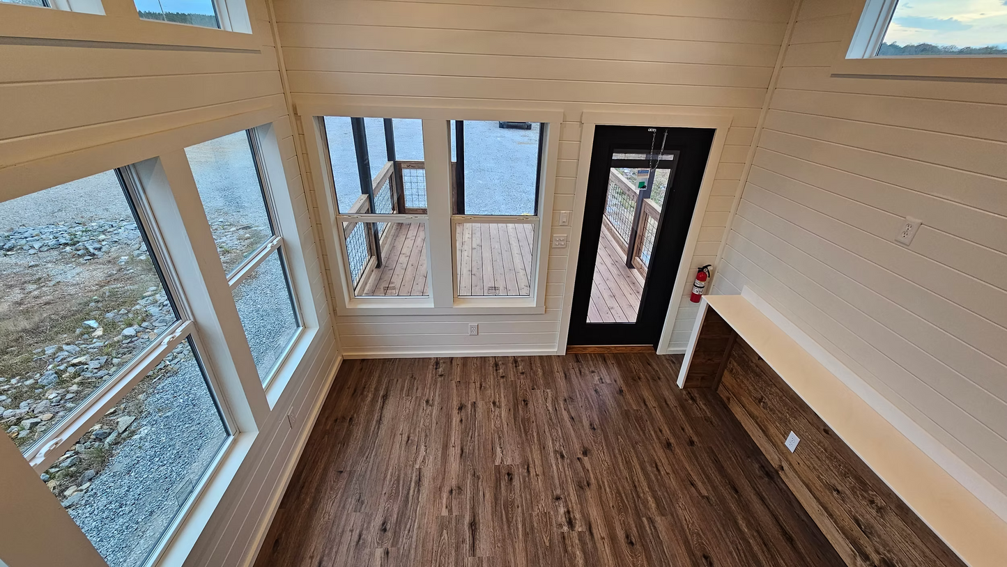 The Driftwood Loft – Modern Park Model with Loft & Bunk Room