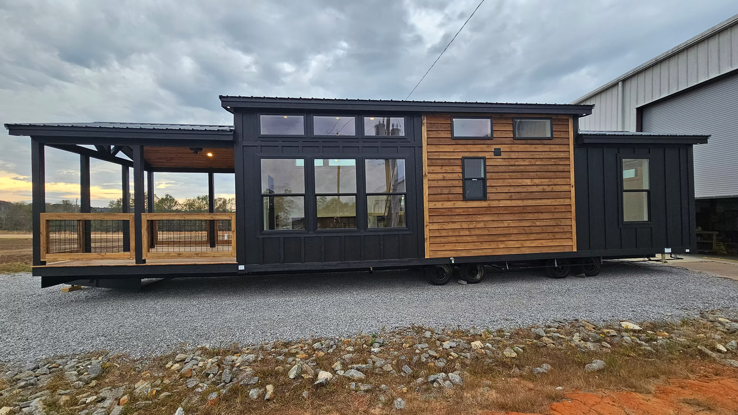 The Driftwood Loft – Modern Park Model with Loft & Bunk Room