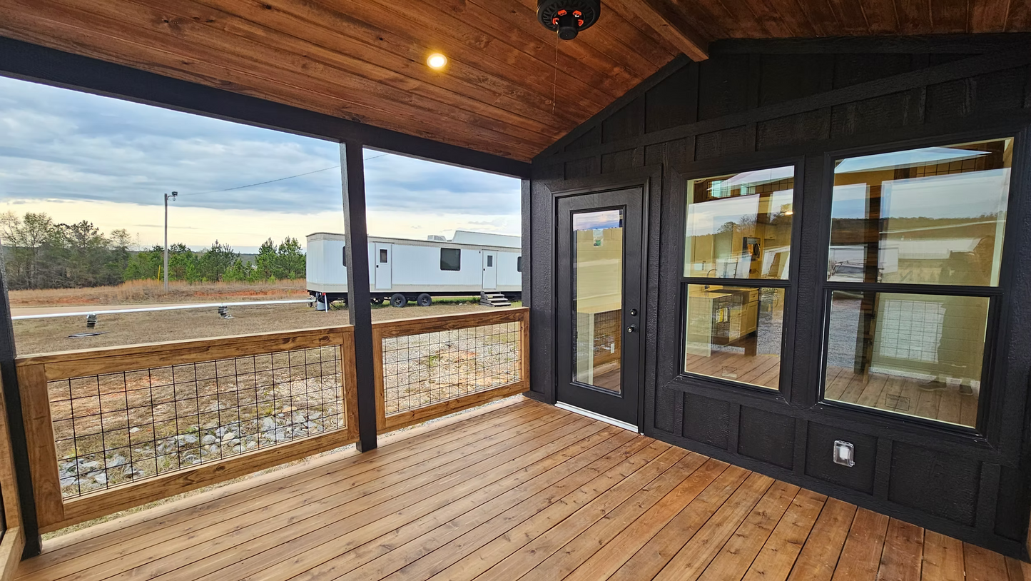 The Driftwood Loft – Modern Park Model with Loft & Bunk Room
