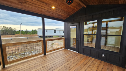 The Driftwood Loft – Modern Park Model with Loft & Bunk Room