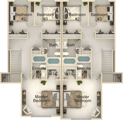 Dual Bliss Duplex House Kit - Duplex Home Kit