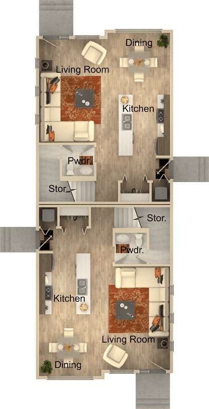 Duo Nest Duplex House Kit - Duplex Home Kit