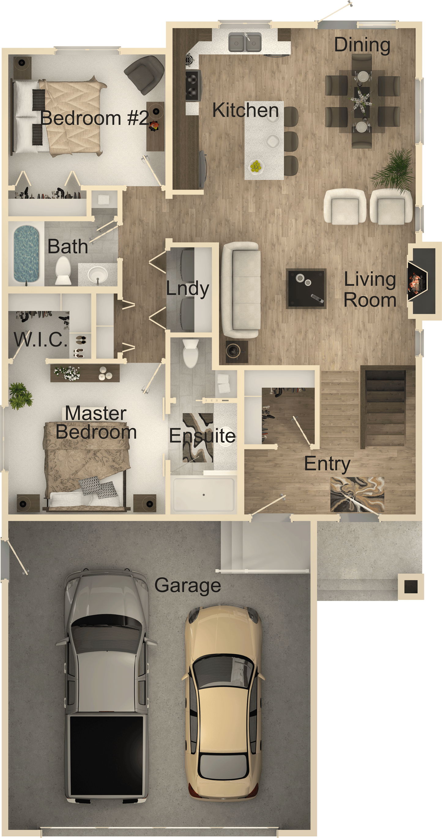 Lake Tahoe House Kit (2 bed 2 bath)