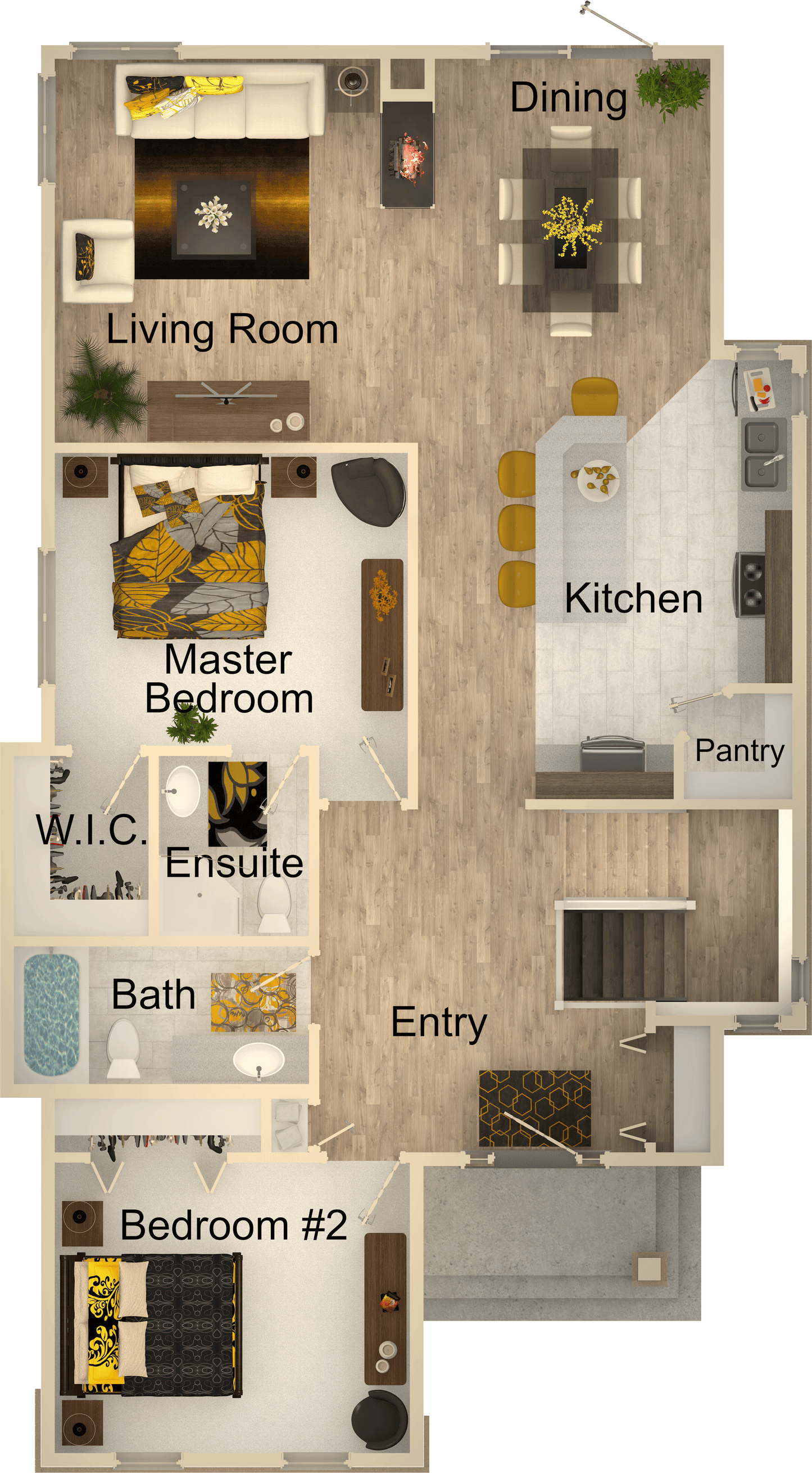 The Evergreen House Kit (2 bed 2 bath)