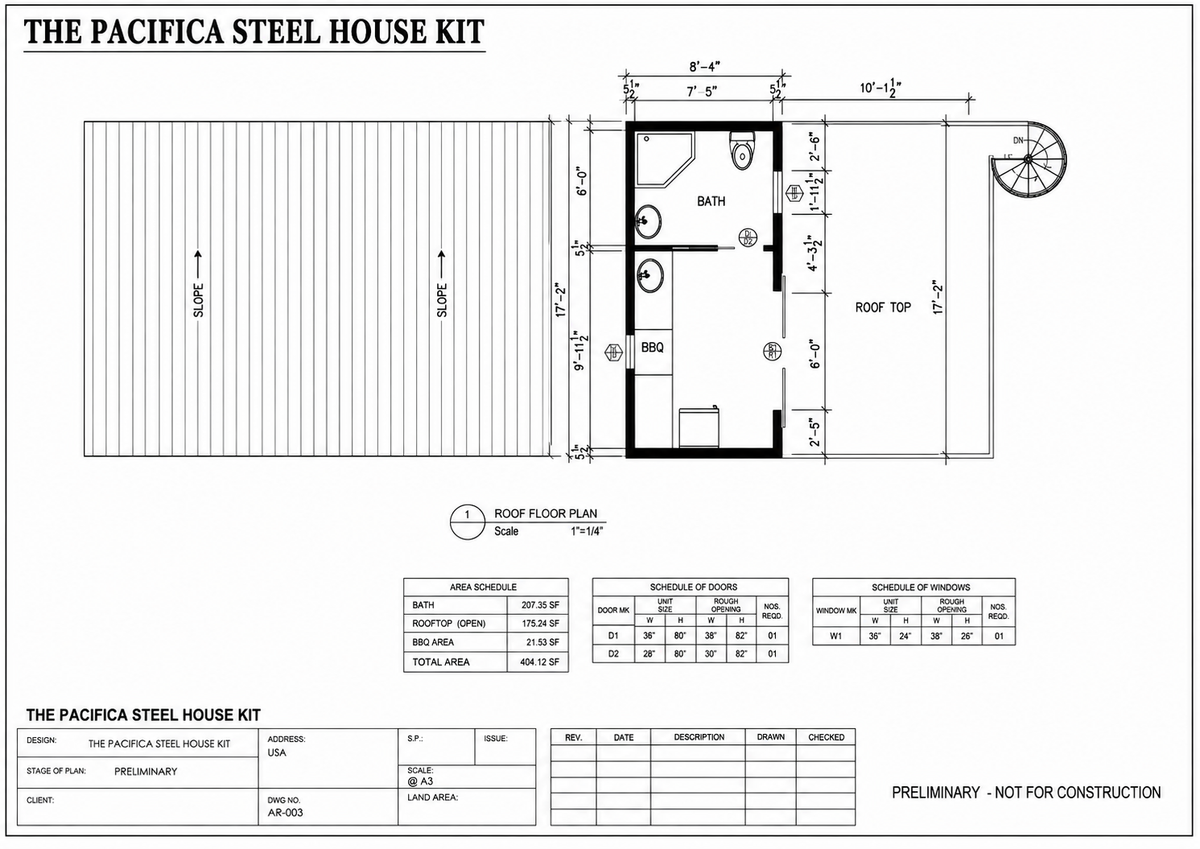 The Pacifica Steel House Kit
