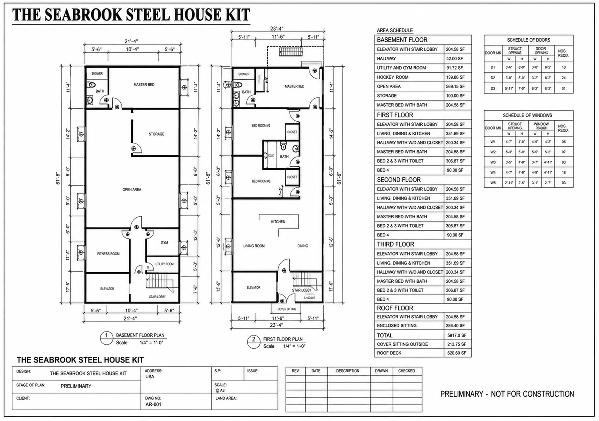 The Seabrook Steel House Kit