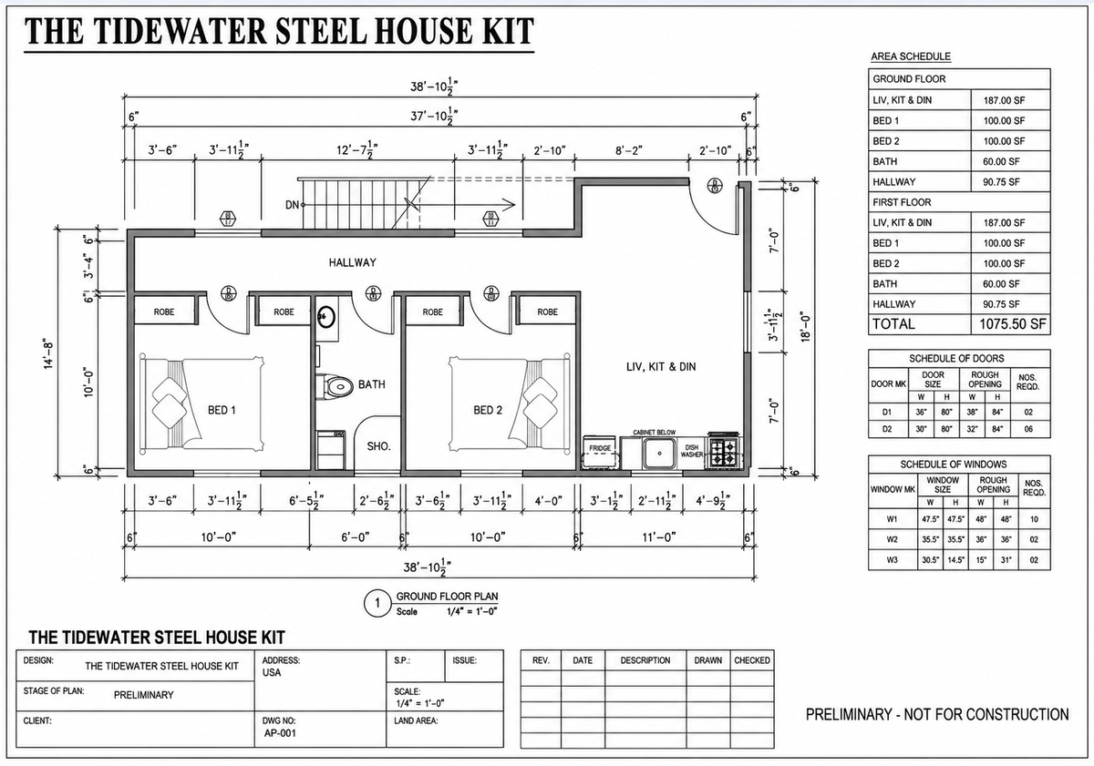 The Tidewater Steel House Kit