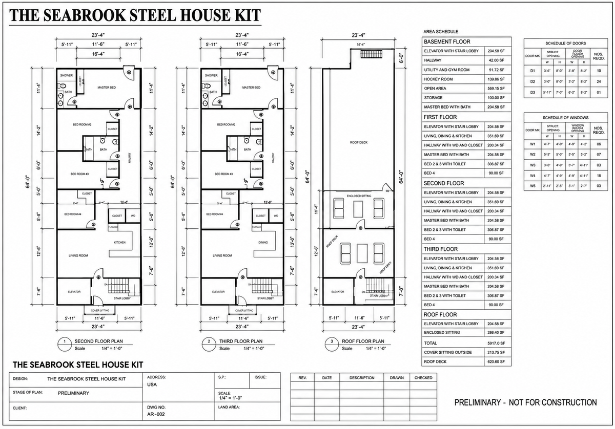 The Seabrook Steel House Kit