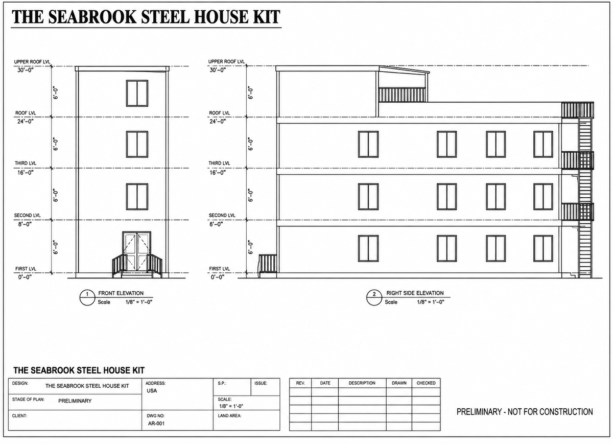 The Seabrook Steel House Kit
