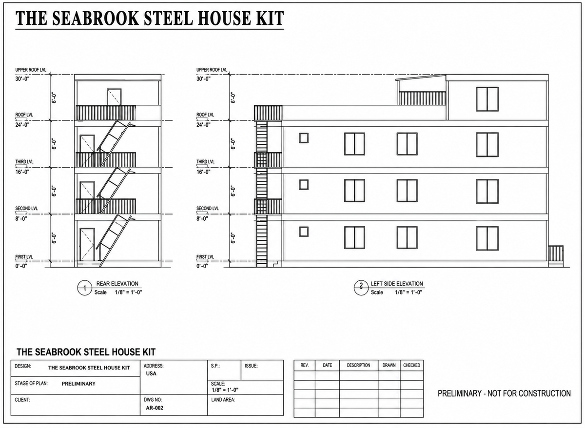 The Seabrook Steel House Kit