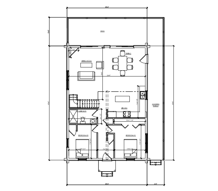 The Fox Trot Cabin – Luxury Log Home Kit