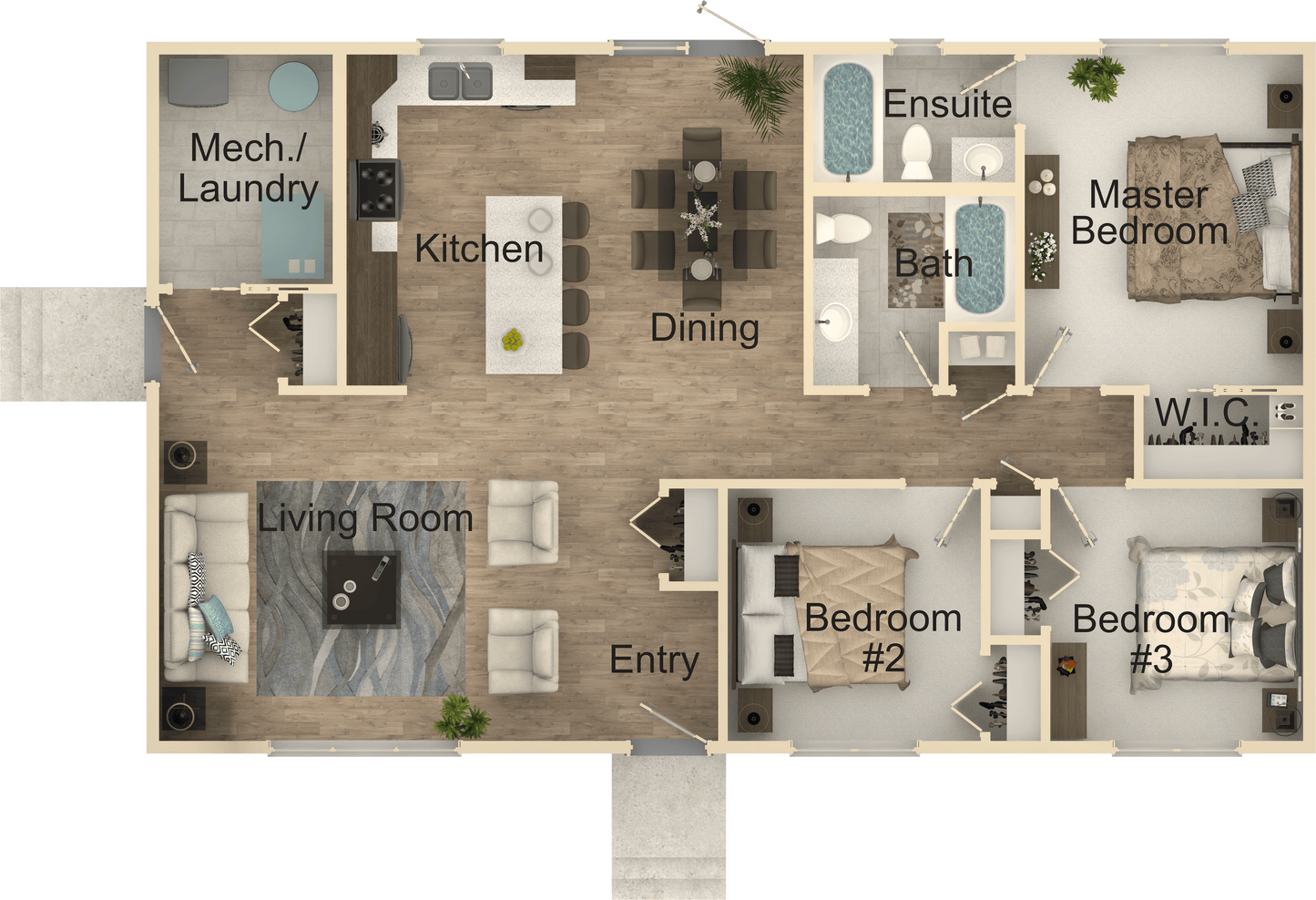 Sierra Haven House Kit (3 bed 2 bath)