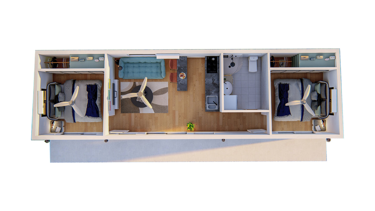 Magnolia Steel House Kit