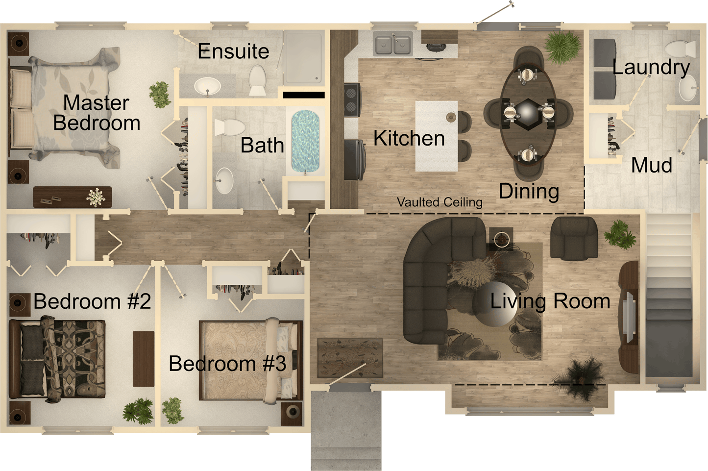 Havenwood Homestead House Kit (3 bed 2.5 bath)