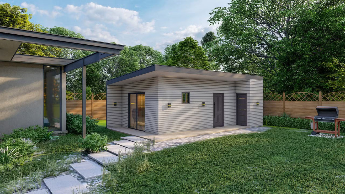 The Sea Glass Steel House Kit