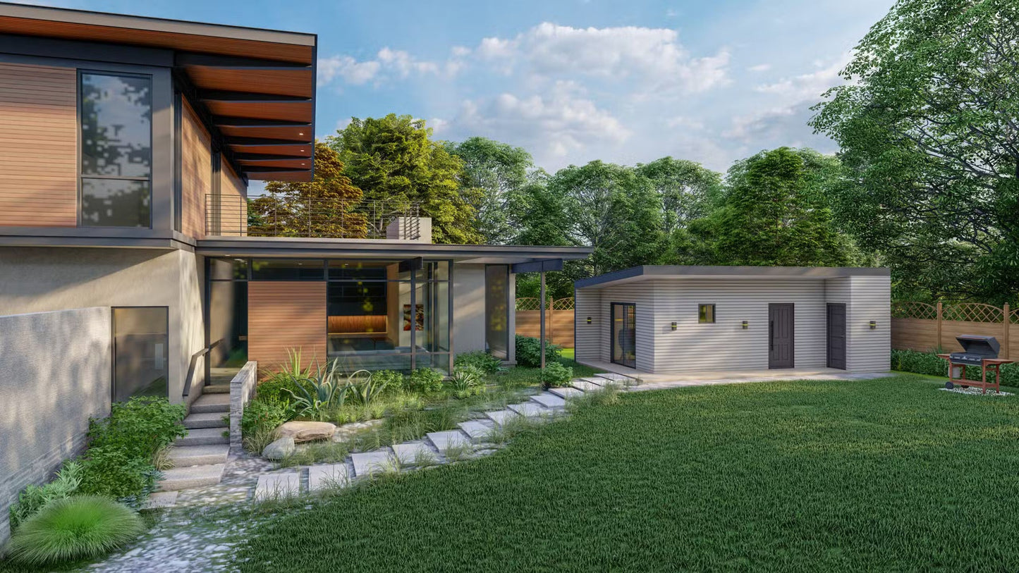The Sea Glass Steel House Kit