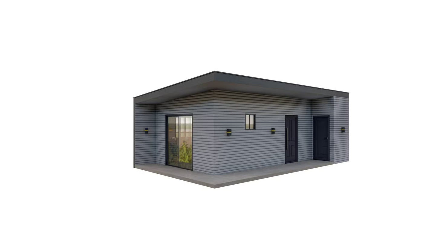 The Sea Glass Steel House Kit