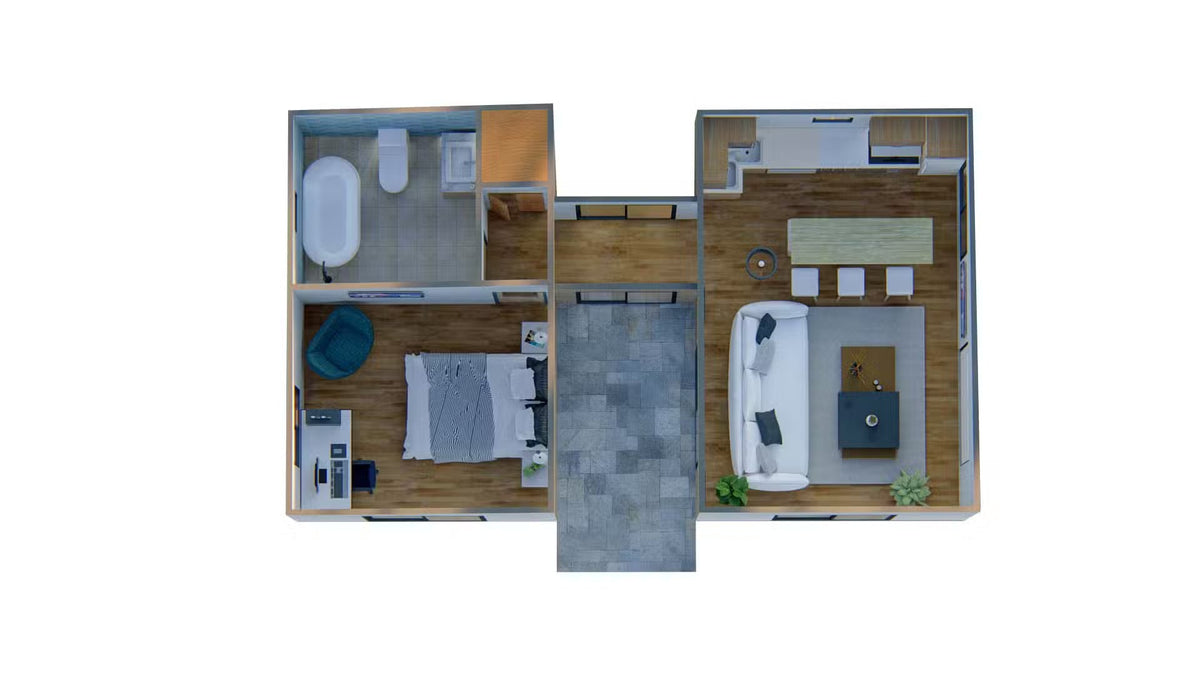 The Seaside Steel House Kit