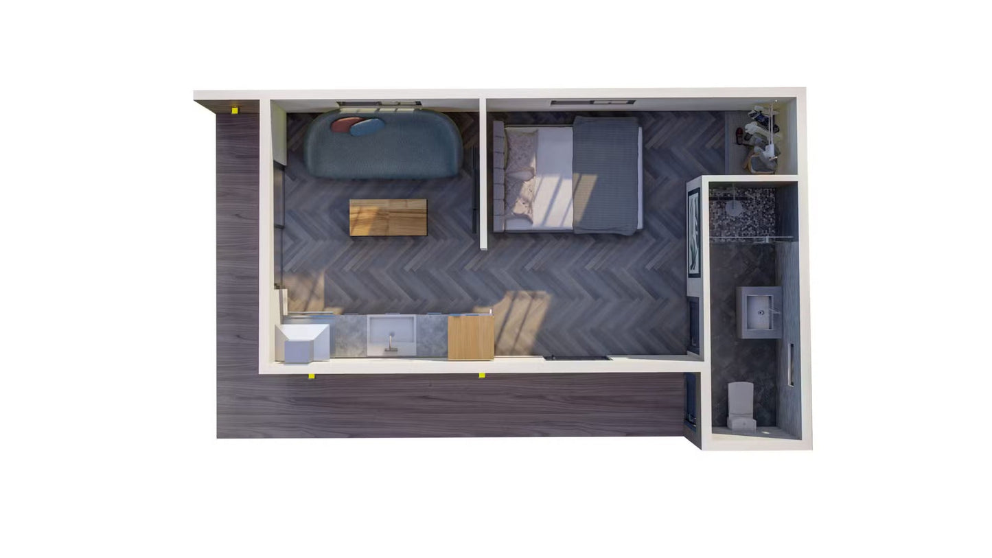 The Sea Glass Steel House Kit