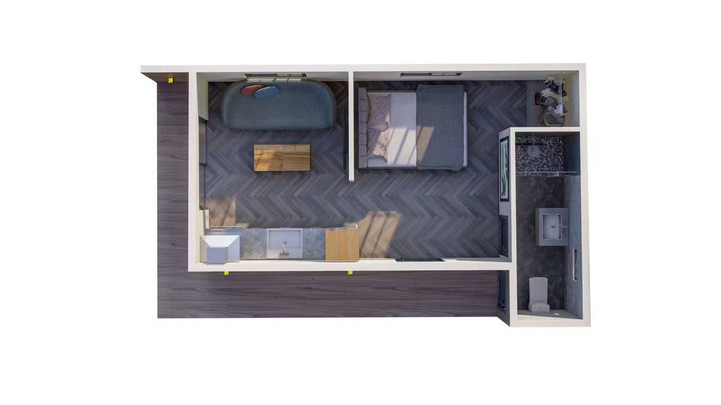 The Sea Glass Steel House Kit