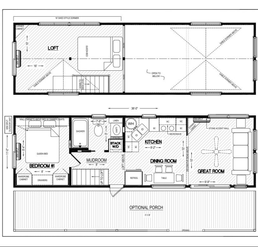 The LUMBERJACK RV Park Model (NEW!)