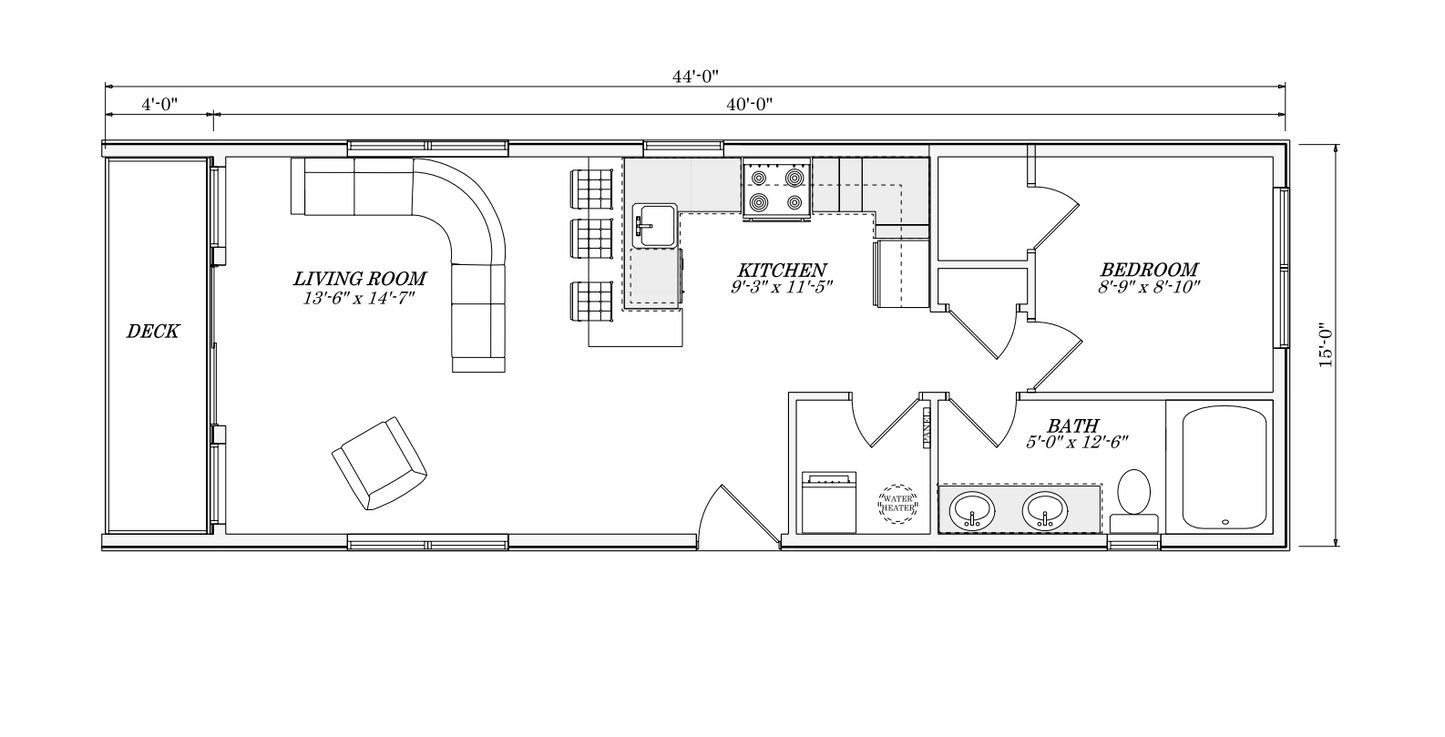 The Lake Geneva Cabin (1 bed 1 bath)