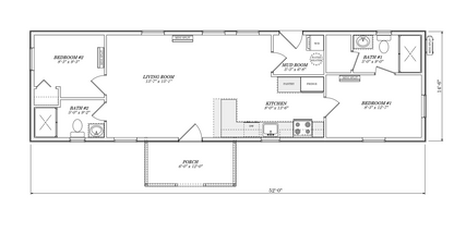 The Lake Michigan Cabin (2 bed 2 bath)