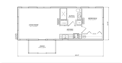 The Lake Tahoe Cabin (1 bed 1 bath)