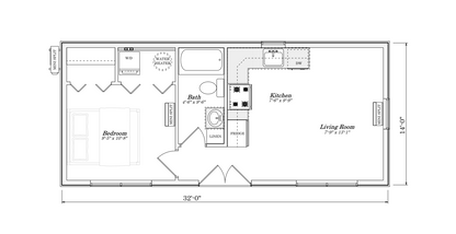The Lake Victoria Cabin (1 bed 1 bath)