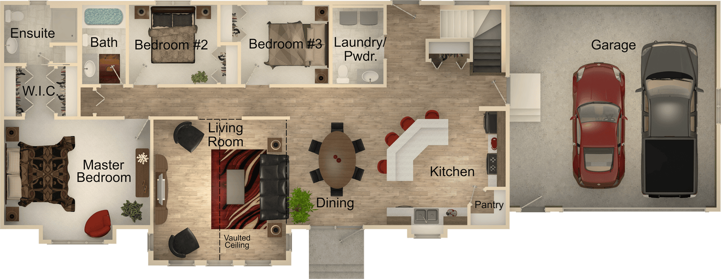 Lakeside Haven House Kit (3 bed 2.5 bath)