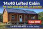 The Lofted Cabin , Pre-Built SHELL