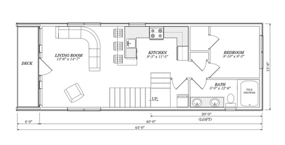 The Lake Louise Cabin (1 bed 1 bath plus loft)
