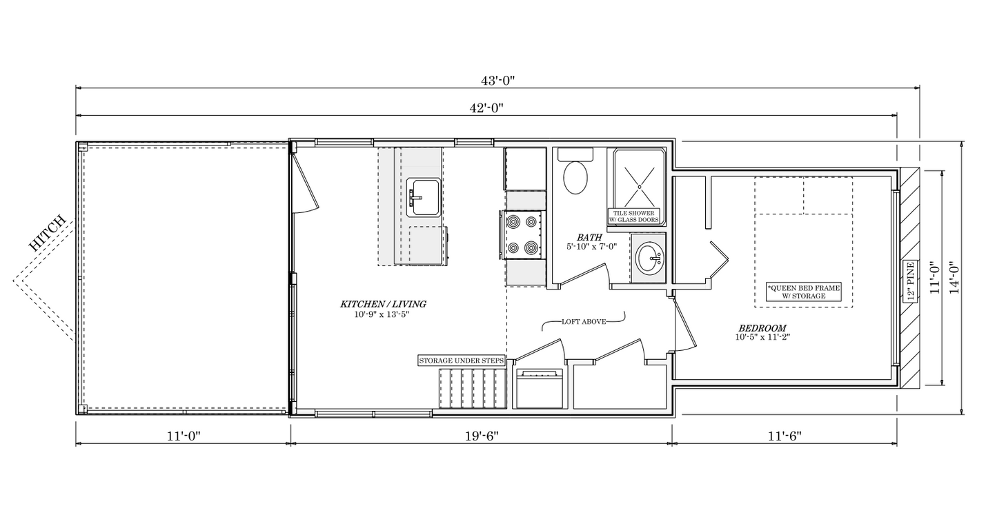 The LUXURY ASPEN A-Frame Tiny Home/ Park Model RV