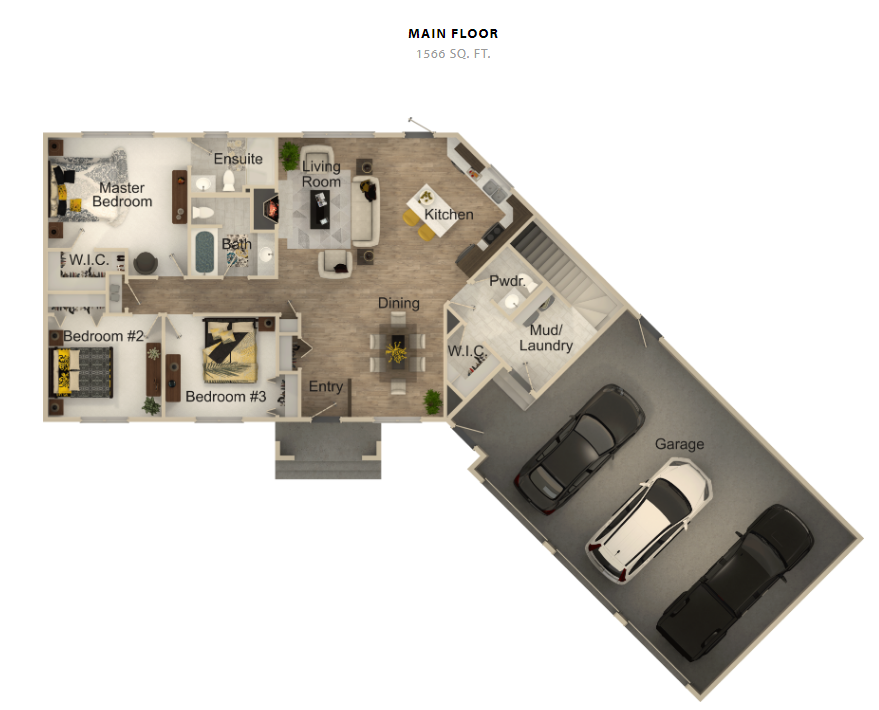 Misty Mountain House Kit (3 bed 2.5 bath)