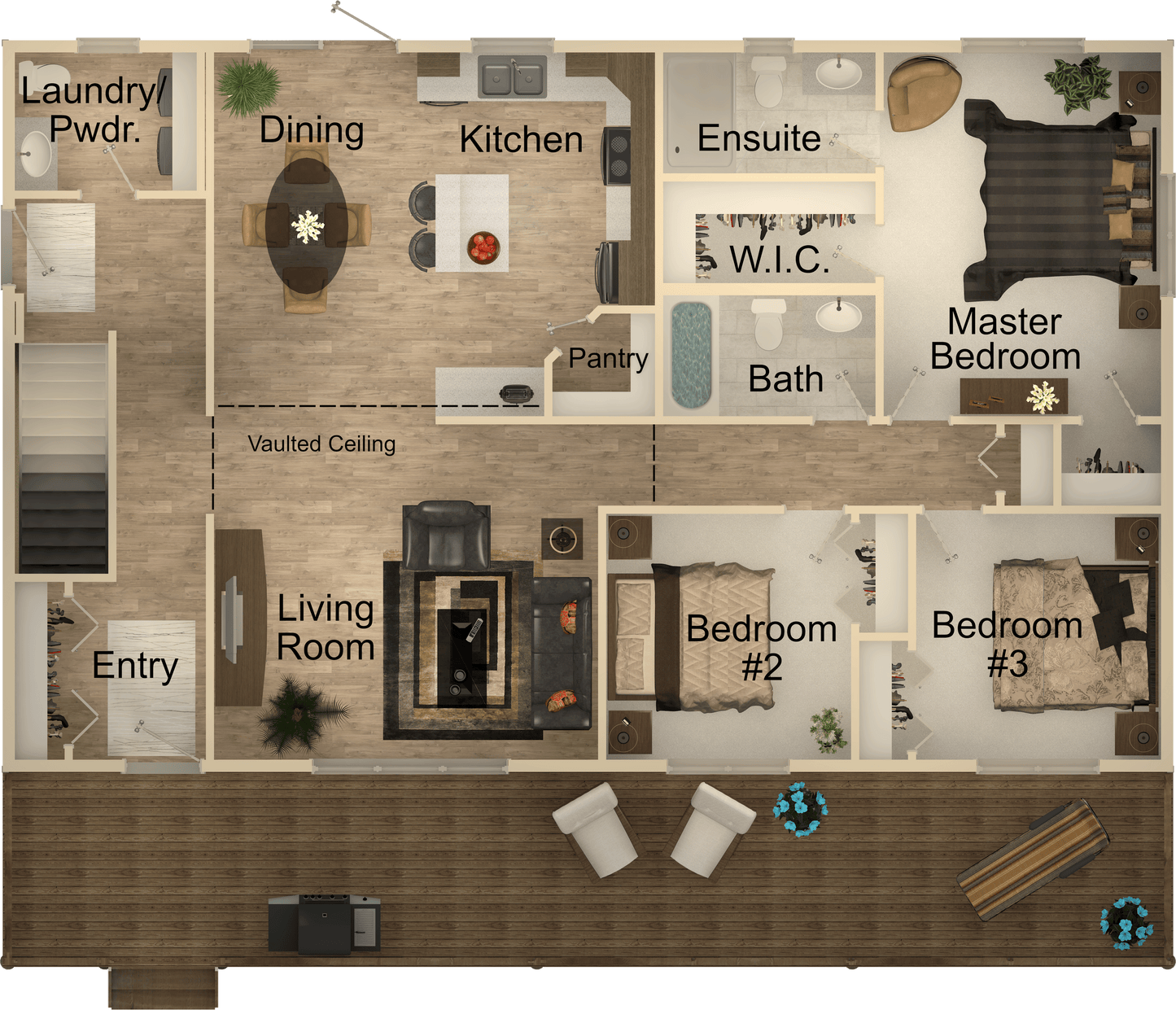 Redwood Oasis House Kit (3 bed 2.5 bath)