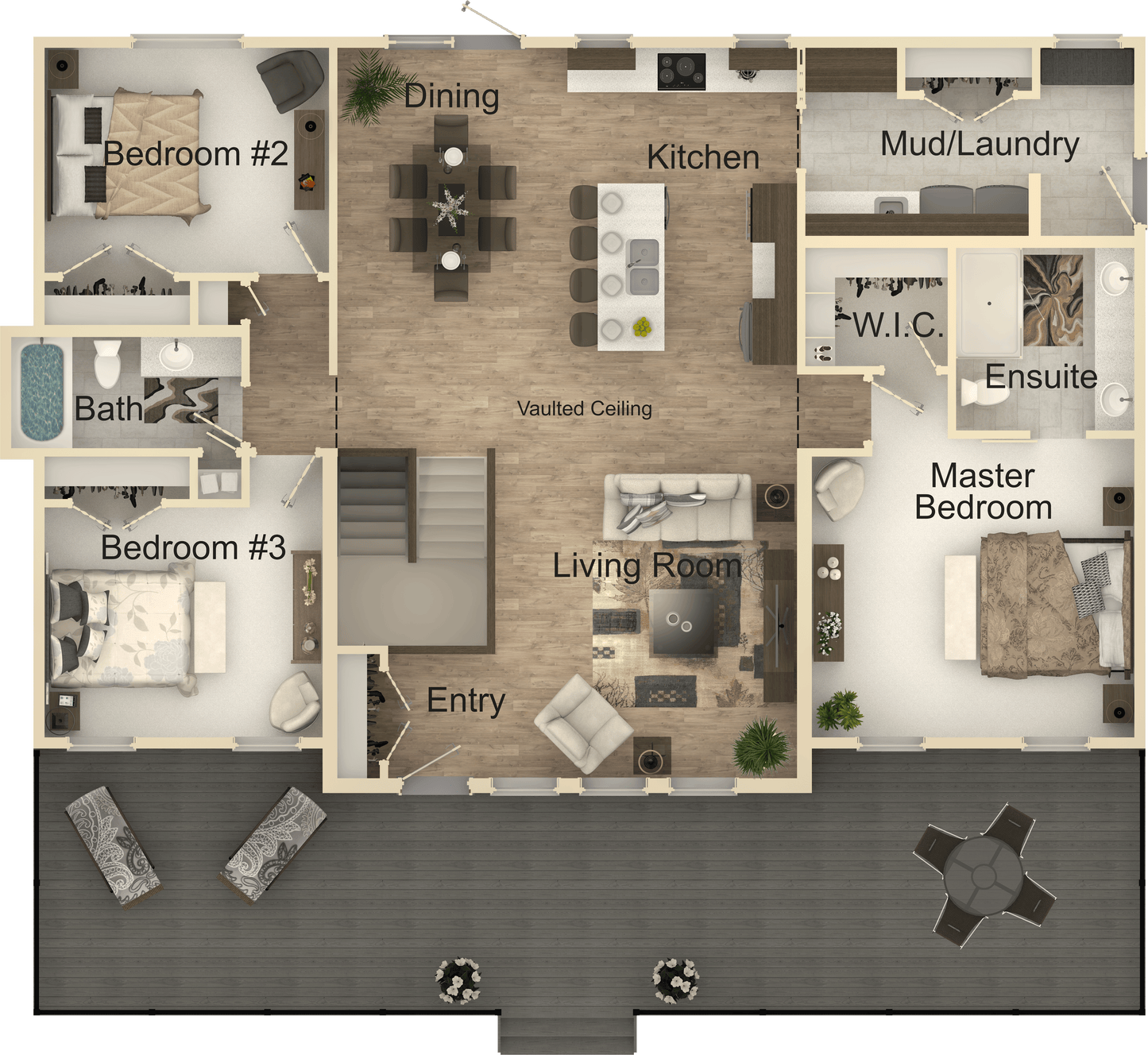 Mountain Views Retreat House Kit - Home Kit