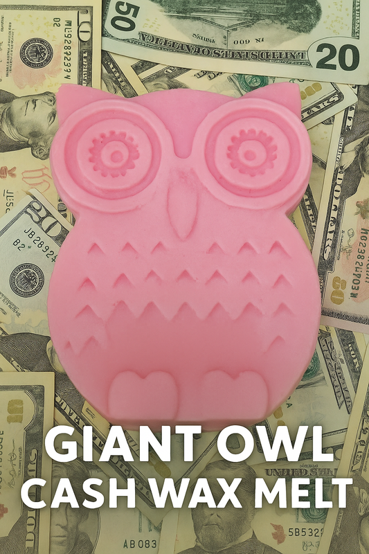 GIANT OWL (HOOT HOOT!) CASH WAX MELT (WORLDS LARGEST!)