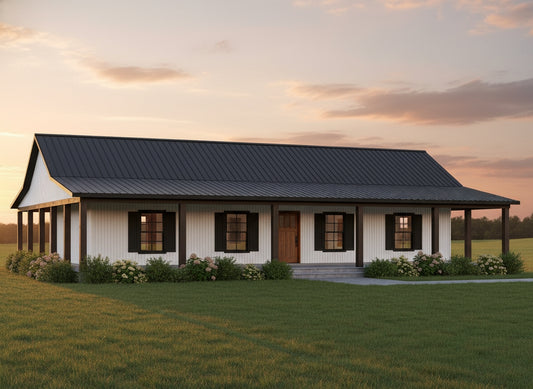 Prairie Oak Estate Affordable House Kit (3 bed 2 bath)