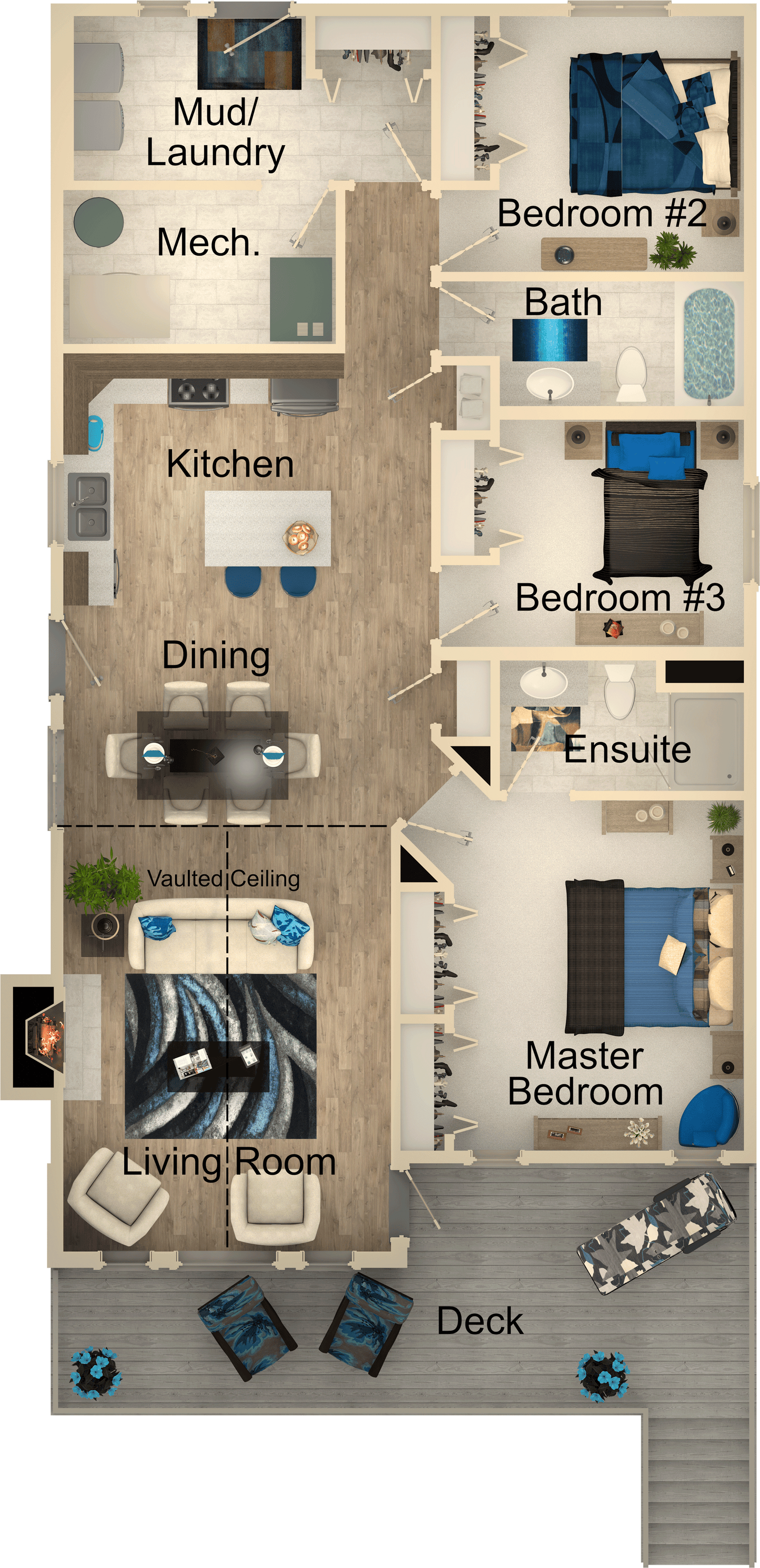 The Pine Cone House Kit (3 bed 2 bath)