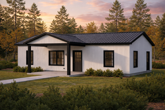 Pinecrest Cottage Affordable House Kit (2 bed 2 bath)