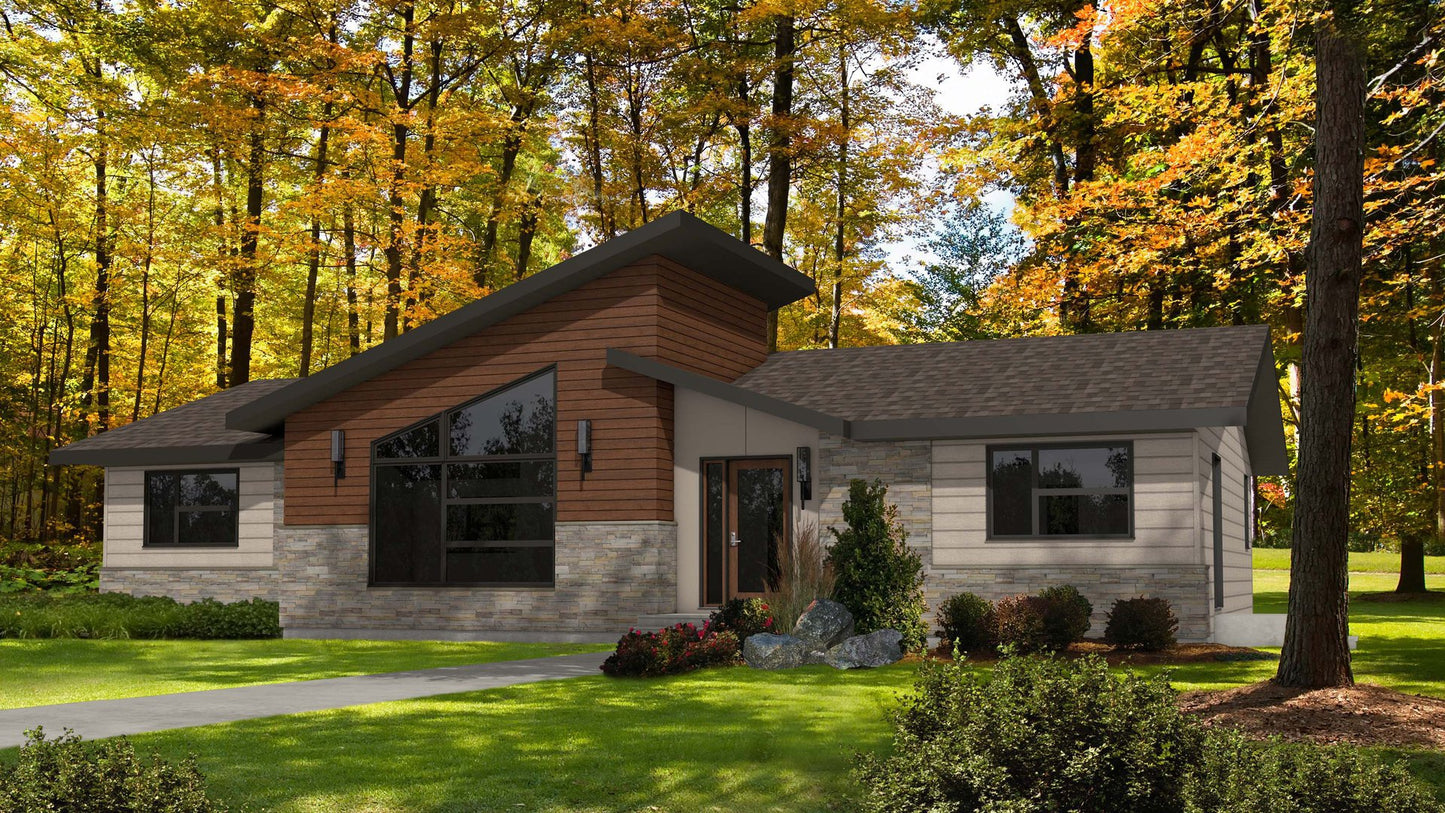 Pine Valley Escape House Kit (3 bed 2 bath)