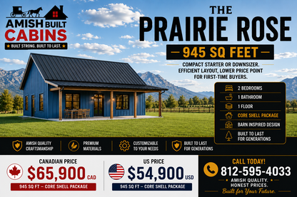 The Prairie Rose Barndominium Kit