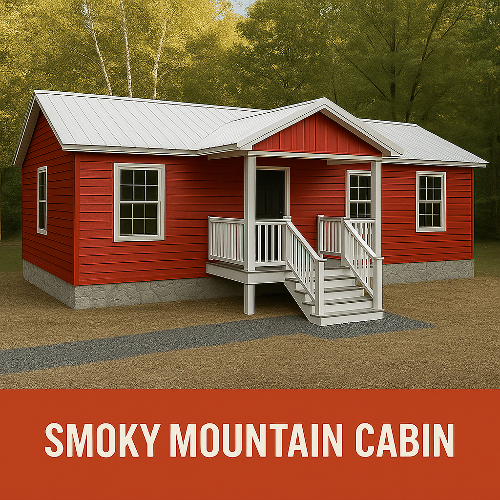 The Smoky Mountain Cabin Series (7 sizes & price points to choose from!)