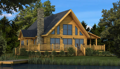 Rocky Ridge Log Home Plan - Log Home Kit