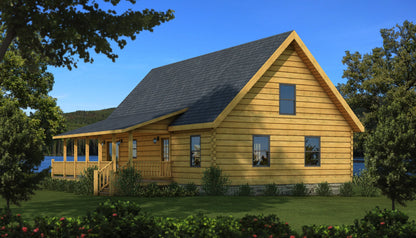 Rocky Ridge Log Home Plan - Log Home Kit