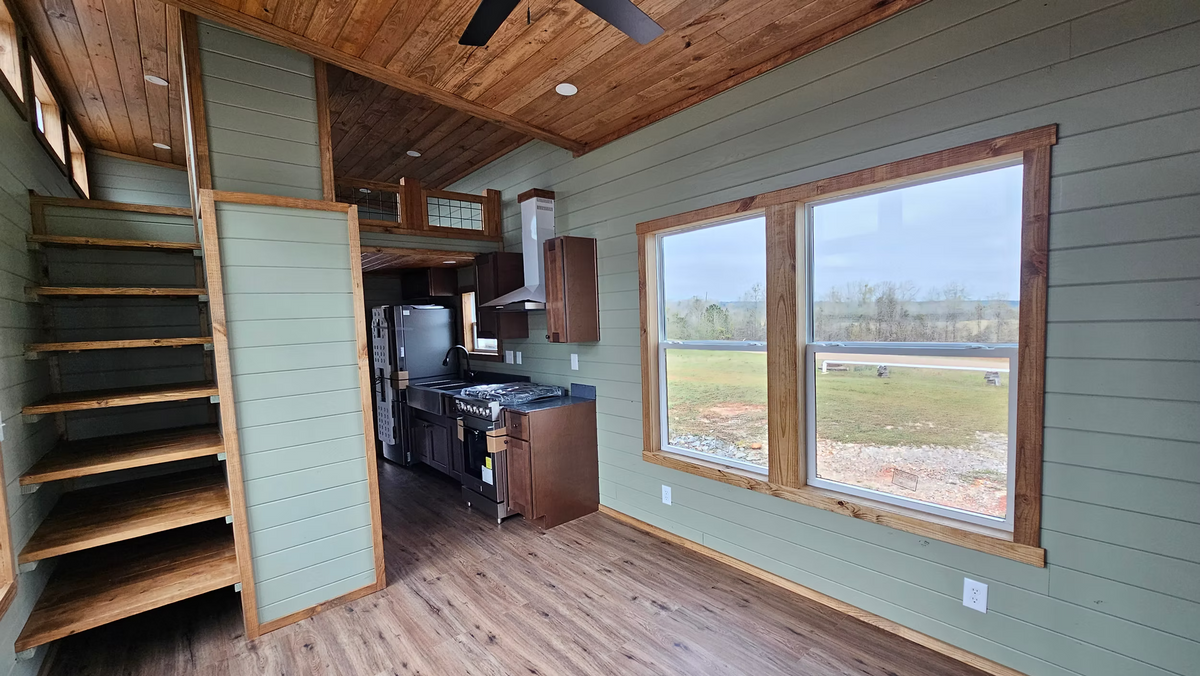 The Skyhaven – Modern Park Model RV with Loft And Monoslope Design ...