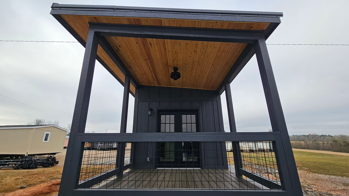 Monoslope Modular The Skyhaven – Modern Park Model RV with Loft And Monoslope Design ...