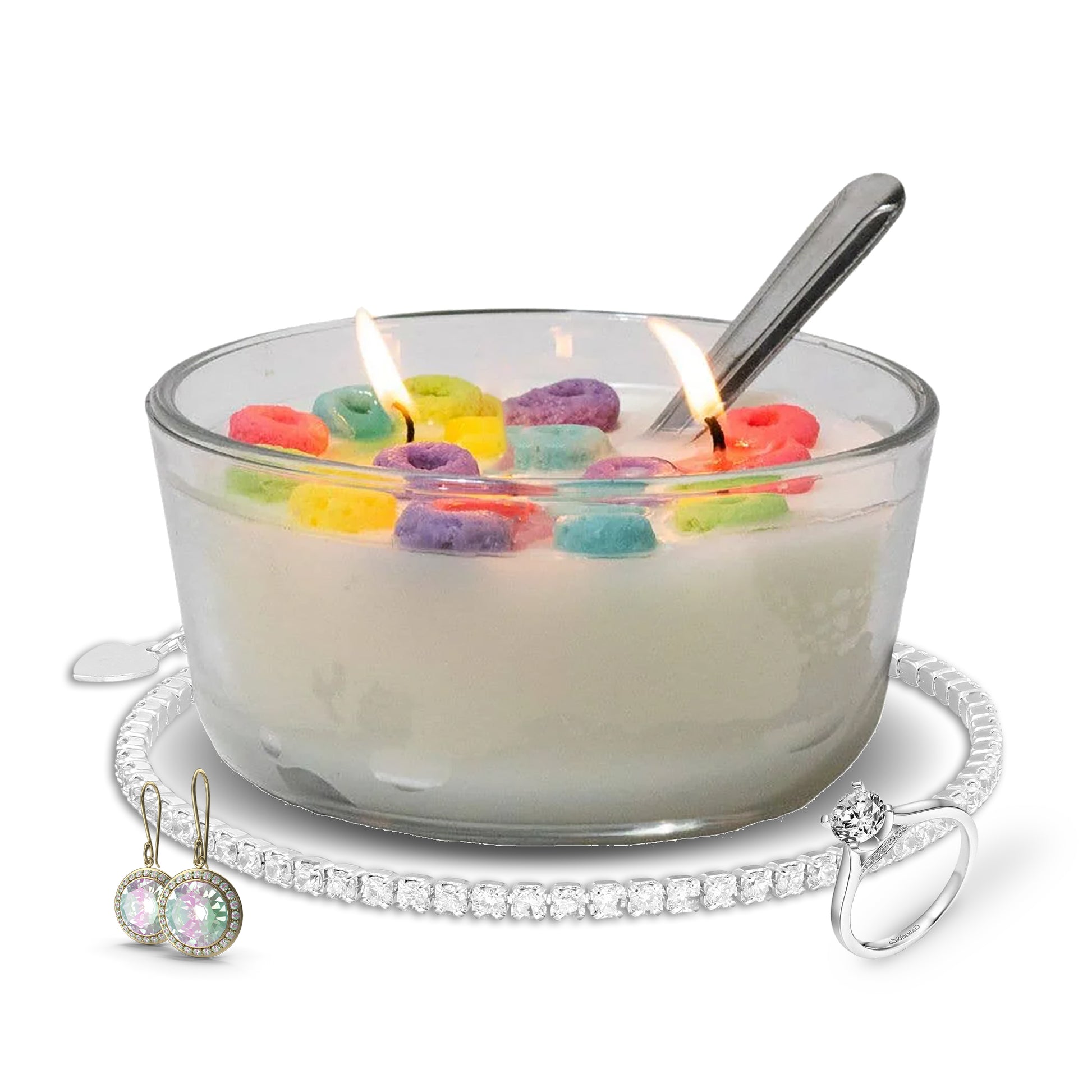 spa cereal bowl candle